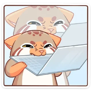 👹 emoji Манул Ур (@TgSticker) Telegram sticker 23 of 48