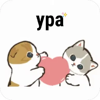 🥳 emoji Котяры ~|~ i love cats Telegram sticker 1 of 54