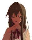 😏 emoji Yukino Telegram sticker 9 of 44