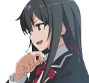 😂 emoji Yukino Telegram sticker 12 of 44