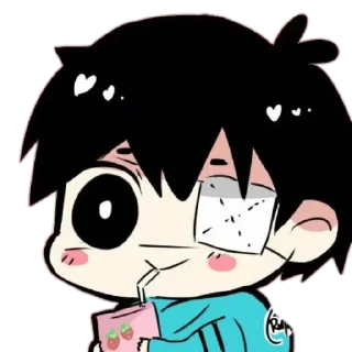 Sticker from Канеки Кен @anime_stickerr