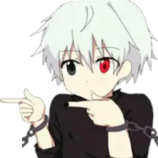 Sticker from Канеки Кен @anime_stickerr