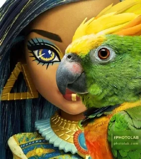 🦜 emoji ФОТО С ПОПУГАЕМ 🦜 | Buhtim Telegram sticker 11 of 50