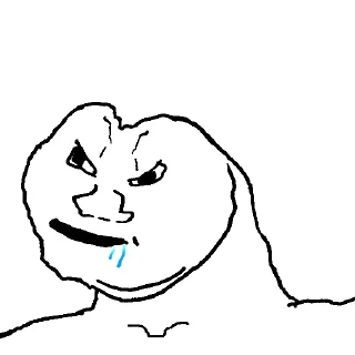 🥴 emoji Retarded Wojak Telegram sticker 18 of 92