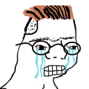 😢 emoji Retarded Wojak Telegram sticker 6 of 92