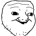 🙄 emoji Retarded Wojak Telegram sticker 7 of 92