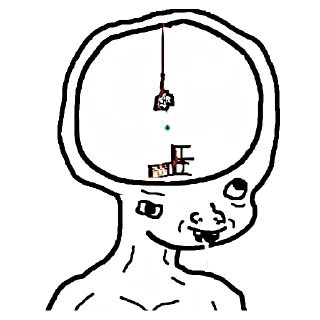 🥴 emoji Retarded Wojak Telegram sticker 21 of 92