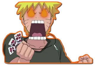 😠 emoji Naruto @anime_Stickerr Telegram sticker 7 of 120