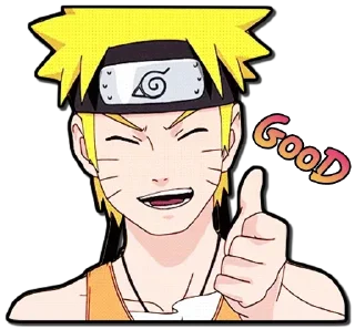 👍 emoji Naruto @anime_Stickerr Telegram sticker 15 of 120
