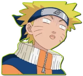 😰 emoji Naruto @anime_Stickerr Telegram sticker 23 of 120