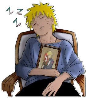 😪 emoji Naruto @anime_Stickerr Telegram sticker 22 of 120