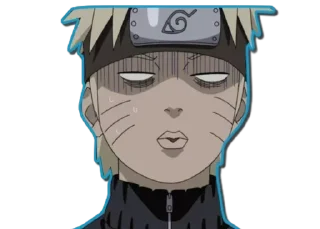 😑 emoji Naruto @anime_Stickerr Telegram sticker 17 of 120