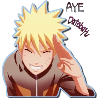 ✋ emoji Naruto @anime_Stickerr Telegram sticker 6 of 120