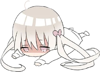 😔 emoji Тян в толстовке 2 @nyasticks Telegram sticker 19 of 41