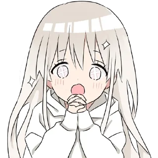 😍 emoji Тян в толстовке 2 @nyasticks Telegram sticker 6 of 41