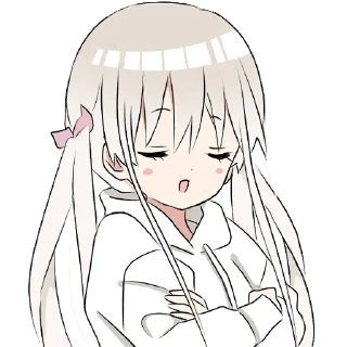 😌 emoji Тян в толстовке 2 @nyasticks Telegram sticker 11 of 41