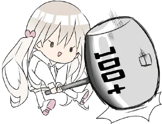 💪 emoji Тян в толстовке 2 @nyasticks Telegram sticker 23 of 41