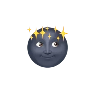 🌚 emoji @N_ezrin16 @DTOUserBot Paketi 1 Telegram sticker 10 of 38
