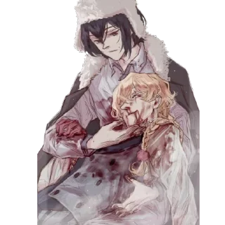 Sticker from Достогоголь~ @stikers_animeLove