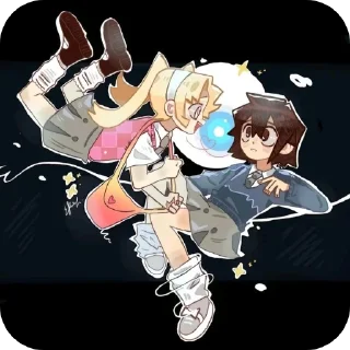 Sticker from Ами и биби 𐙚