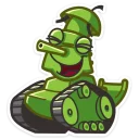 😆 emoji Танки Telegram sticker 8 of 36