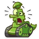 😧 emoji Танки Telegram sticker 19 of 36