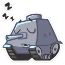 😴 emoji Танки Telegram sticker 24 of 36