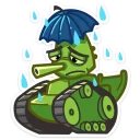 😢 emoji Танки Telegram sticker 11 of 36