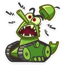 😤 emoji Танки Telegram sticker 14 of 36