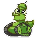 😐 emoji Танки Telegram sticker 15 of 36