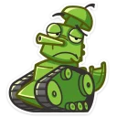 😔 emoji Танки Telegram sticker 17 of 36