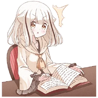 📚 emoji Сова-тян @Nyasticks Telegram sticker 22 of 42