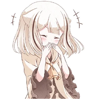 🤭 emoji Сова-тян @Nyasticks Telegram sticker 12 of 42