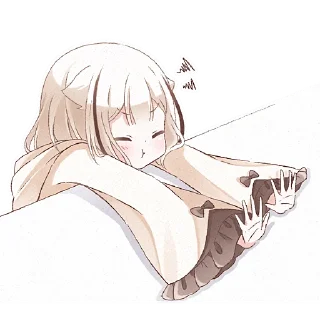 😣 emoji Сова-тян @Nyasticks Telegram sticker 3 of 42