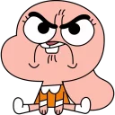 😒 emoji the amazing world of gumball Telegram sticker 10 of 25