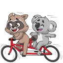 🚵 emoji Nescafe. Разбуди дружбу Telegram sticker 14 of 17