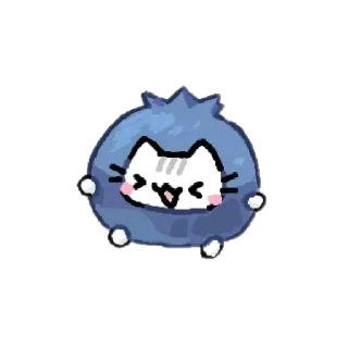 🫐 emoji ♡котики♡ Telegram sticker 3 of 64