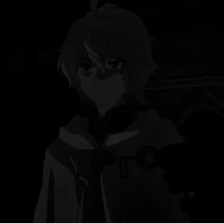 👿 emoji Mikaela Hyakuya @anime_sticks Telegram sticker 22 of 40