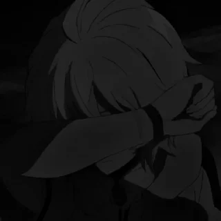 😣 emoji Mikaela Hyakuya @anime_sticks Telegram sticker 17 of 40