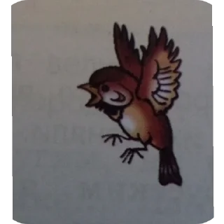 🐦 emoji Учебник русского языка. @Tyomka_Stickers Telegram sticker 1 of 36