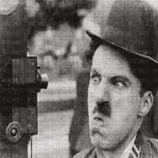 🩶 Charlie Chaplin | GIF | sticker 1
