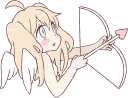 😘 emoji An angel of a girl :: @line_stickers Telegram sticker 22 of 40
