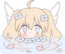 👀 emoji An angel of a girl :: @line_stickers Telegram sticker 16 of 40