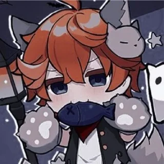 😼 emoji Тарталья и Люми Telegram sticker 10 of 120