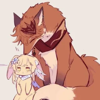 😒 emoji Тарталья и Люми Telegram sticker 22 of 120