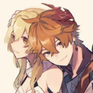 🙂 emoji Тарталья и Люми Telegram sticker 4 of 120