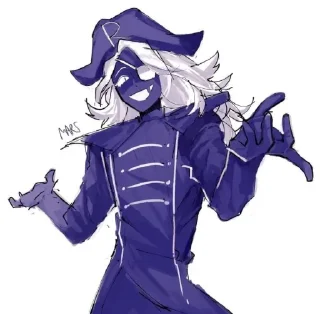 🤩 emoji Rouxls Kaard Deltarune @Undertarune Telegram sticker 16 of 95
