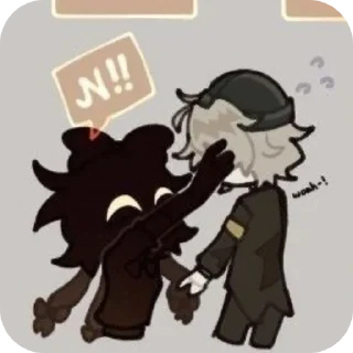 🧸 emoji N & Tessa  | @Imkillmyselff1 Telegram sticker 15 of 40