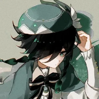 🍃 emoji Venti мяу Telegram sticker 2 of 100