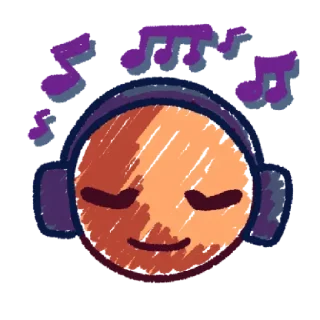 🎧 emoji 💕Стики тут: @sekstick Telegram sticker 4 of 120